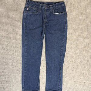 Carhartt FR8004 Flame Resistant FR Denim Blue Jeans 32W x 32L Relaxed Straight